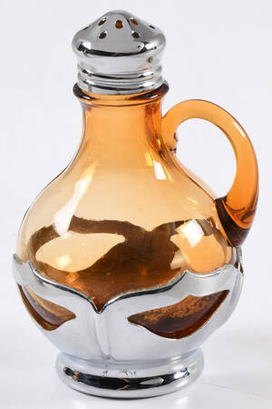 Farber Crystal (Chrome) 5874 Amber Shaker with Lid