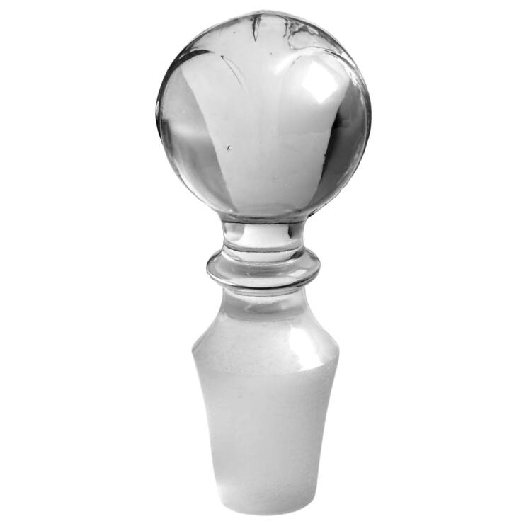 Farber Crystal (Chrome) Stopper for Cordial Decanter