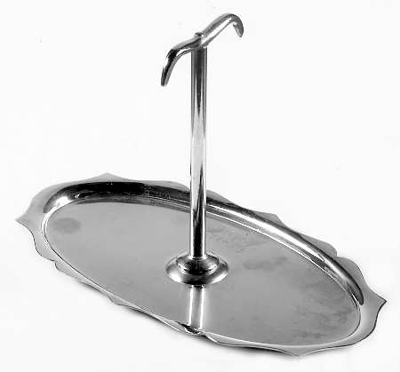 Farber Crystal (Chrome) Oil and Vinegar Tray