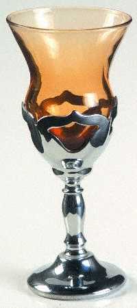 Farber Crystal (Chrome) Amber Cordial