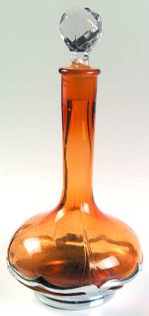 Farber Crystal (Chrome) Decanter & Stopper