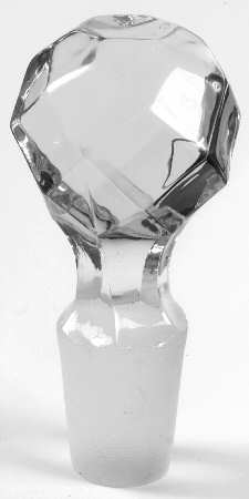 Farber Crystal (Chrome) Stopper for Decanter