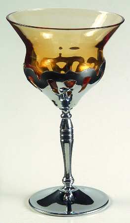 Farber Crystal (Chrome) Amber Liquor Cocktail