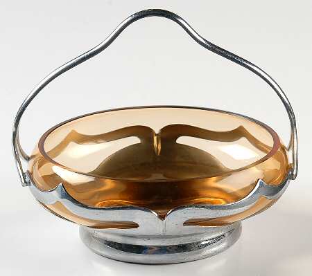 Farber Crystal (Chrome) 5" Chrome Basket & Liner