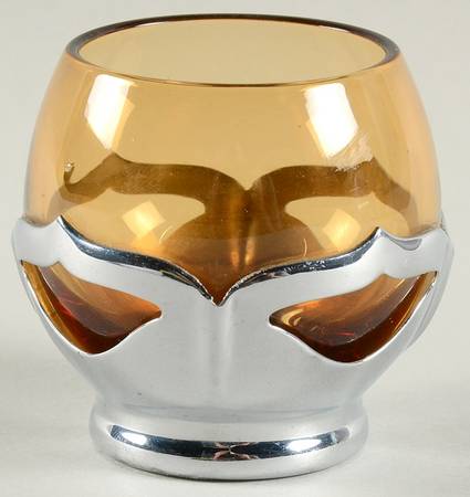 Farber Crystal (Chrome) Amber Cordial