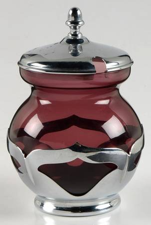 Farber Crystal (Chrome) Jam/Jelly & Lid
