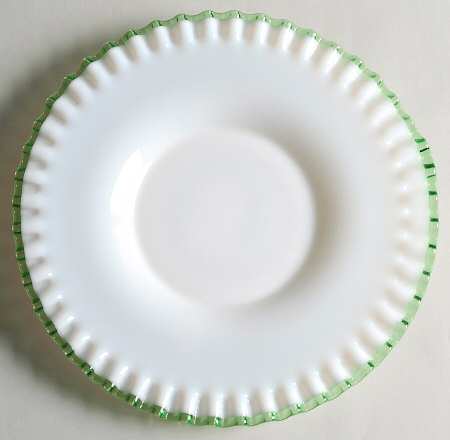Emerald Crest Dinner Plate by Fenton