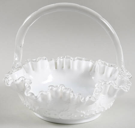 Silver Crest Spanish Lace by Fenton
