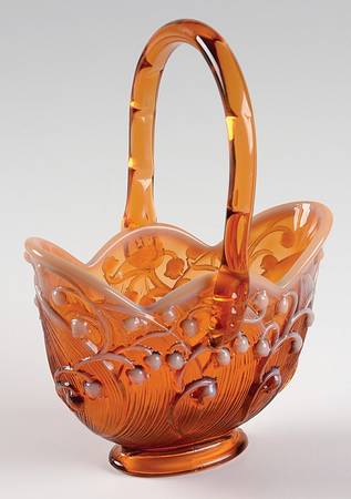 Lily of the Valley Cameo (Opalescent) by Fenton