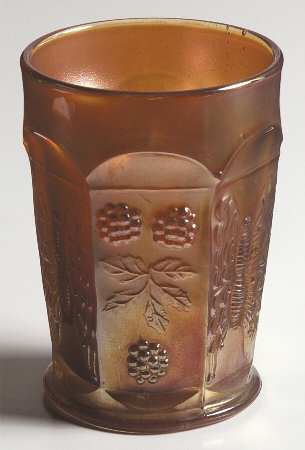 Butterfly and Berry Golden (Marigold) by Fenton