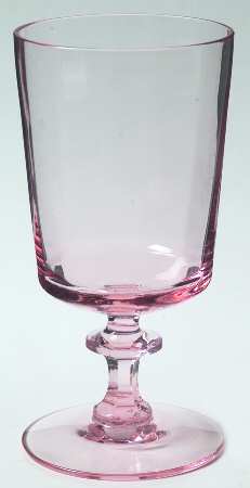 Flambeau Pink Water Goblet