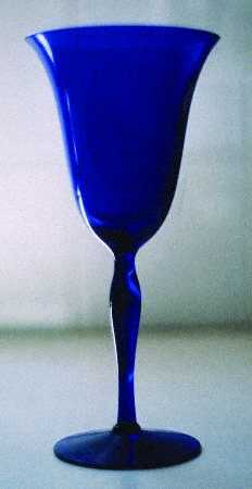 877 Cobalt Blue (Optic) by Fostoria