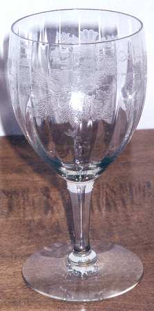 Thistle (Etch) Water Goblet