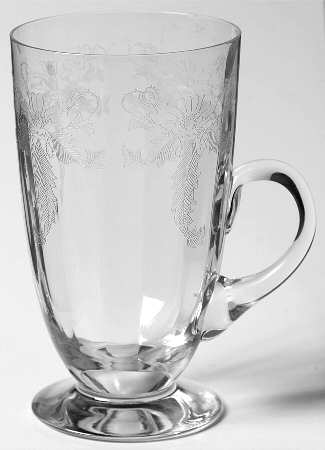 Thistle (Etch) Handled Footed Ice Tea