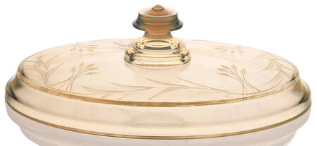Foval Lid for 1 Quart Oval Casserole