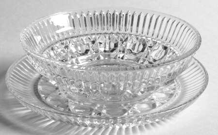 Windsor Clear Mayonnaise Bowl and Underplate
