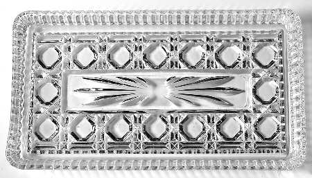 Windsor Clear Rectangular Tray