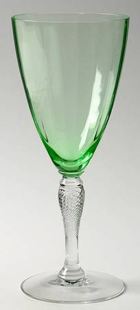 FRY10 Green Water Goblet