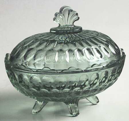 Thumbprint Green (Seamist Green) by Fenton
