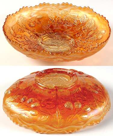 Peacock and Urn Marigold by Fenton