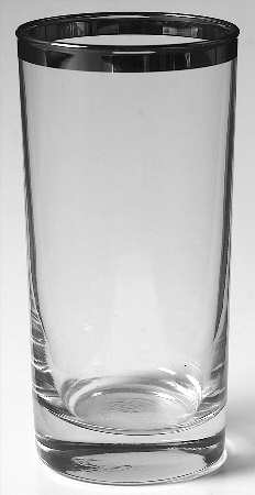 Executive (Platinum Trim) Highball Glass
