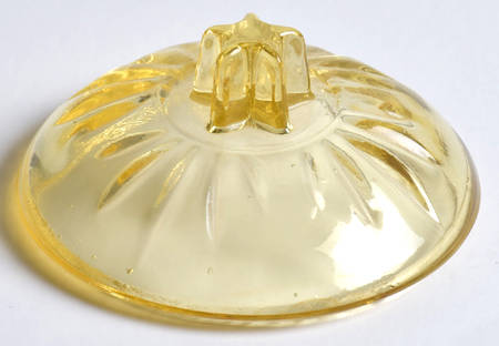 Star Amber Lid for Sugar Bowl