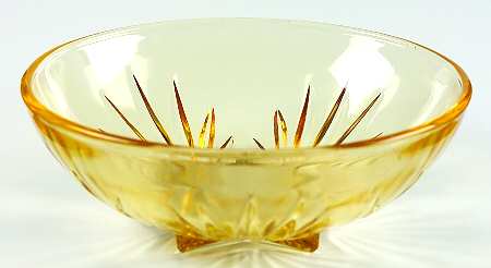 Star Amber Small Fruit Dessert Bowl