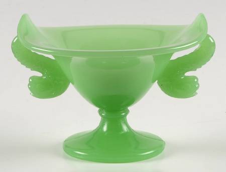 Dolphin Jadite by Fenton