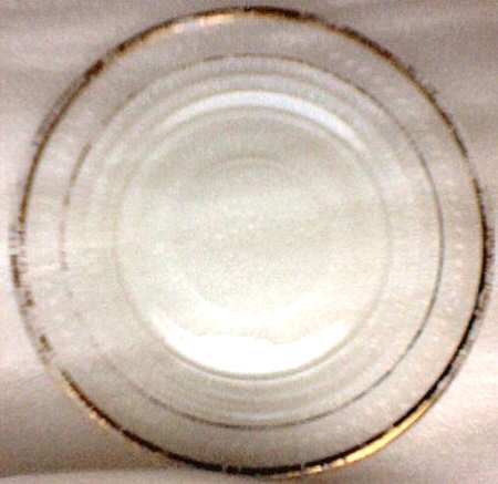 145R-Gold Trim Saucer Only