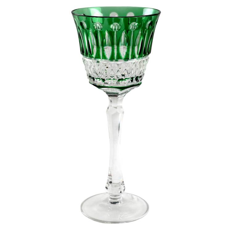 Xenia Green Water Goblet by Faberge