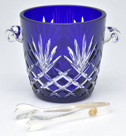 Odessa Ice Bucket W/Handle & Tongs