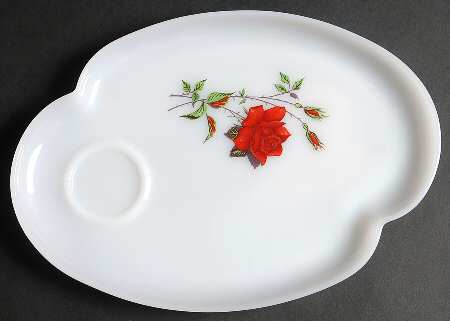 Rosecrest Snack Plate No Cup