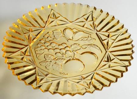 Pioneer Amber 11" Sandwich Plate