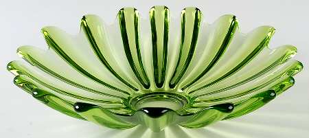 Celestial Limelight (Green) 11" Round Bowl