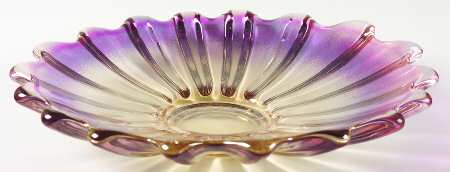 Celestial Gem-Tone (Marigold Purple Iridescent) 9" Round Bowl