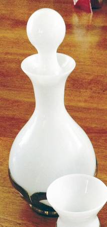 Farber Crystal (Brass) Decanter & Stopper