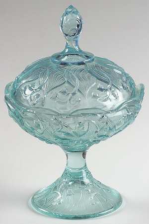 Lily of the Valley Blue (Opalescent) by Fenton
