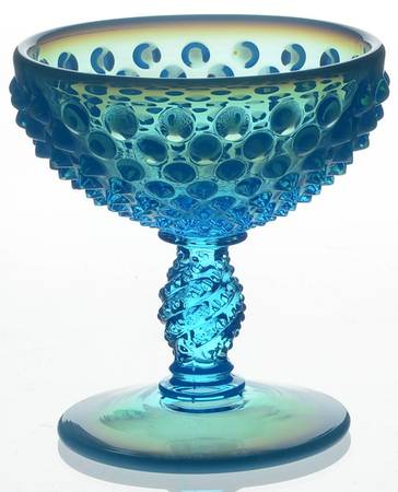 Hobnail Sapphire Blue (Opalescent) by Fenton