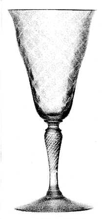 7541 Clear (Clear Stem) Water Goblet
