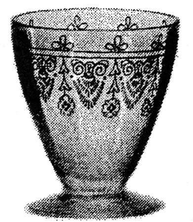 DE63 Clear 3 Oz Footed Tumbler