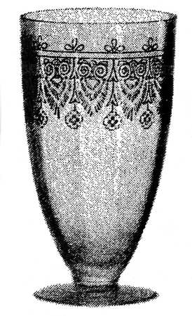DE63 Pink 9 Oz Footed Tumbler