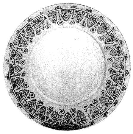 DE63 Blue 7" Salad Plate