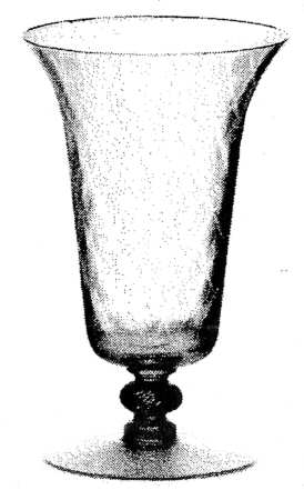 7542 Clear 9 Oz Footed Tumbler