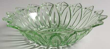 Petal Green 10" Round Bowl