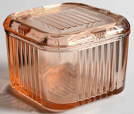 FEG37 Pink Small Refrigerator Jar & Lid