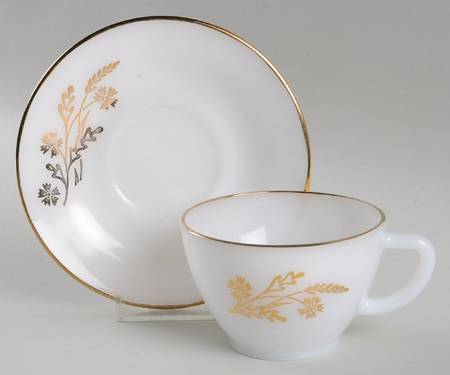 Meadow Gold Cup and Saucer Set