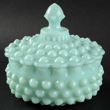 Hobnail Blue (Pastel) by Fenton