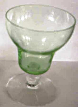 FRY7 Green Wine Glass