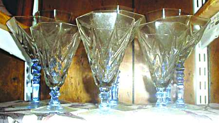 Aztec Light Blue Footed Tumbler