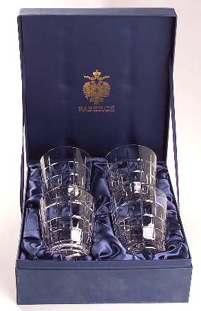 Metropolitan Clear Double Old Fashioned - Set of 4